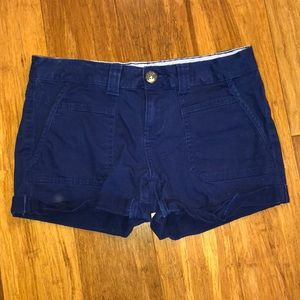 Navy Jean shorts